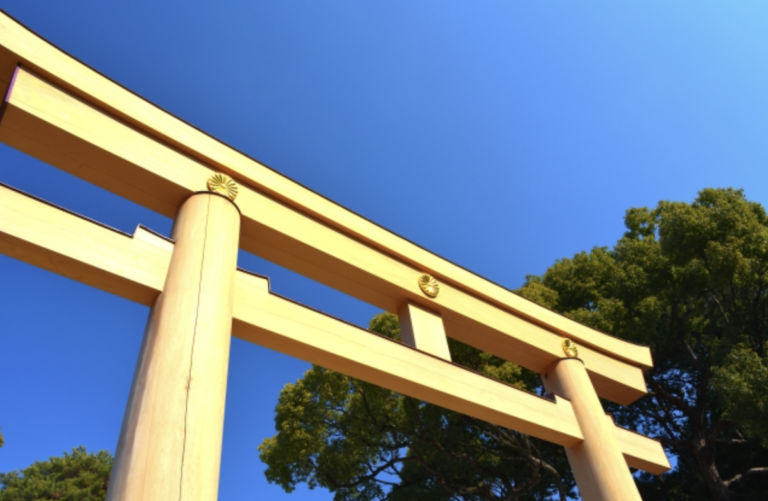 しめ縄 　藁　神社　風景　鳥居　