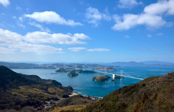 三島　大山祇信仰　風景　海