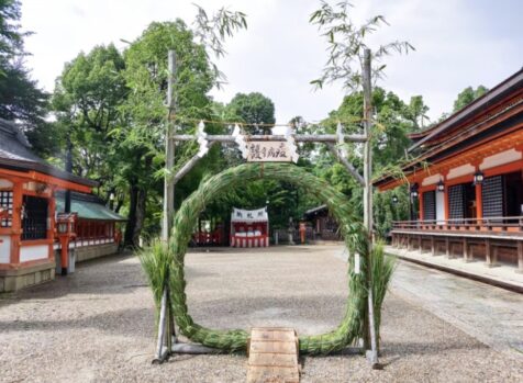 夏越の祓_茅の輪_神社