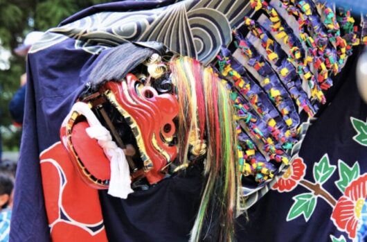 しめ縄_秋祭り_掛け替え