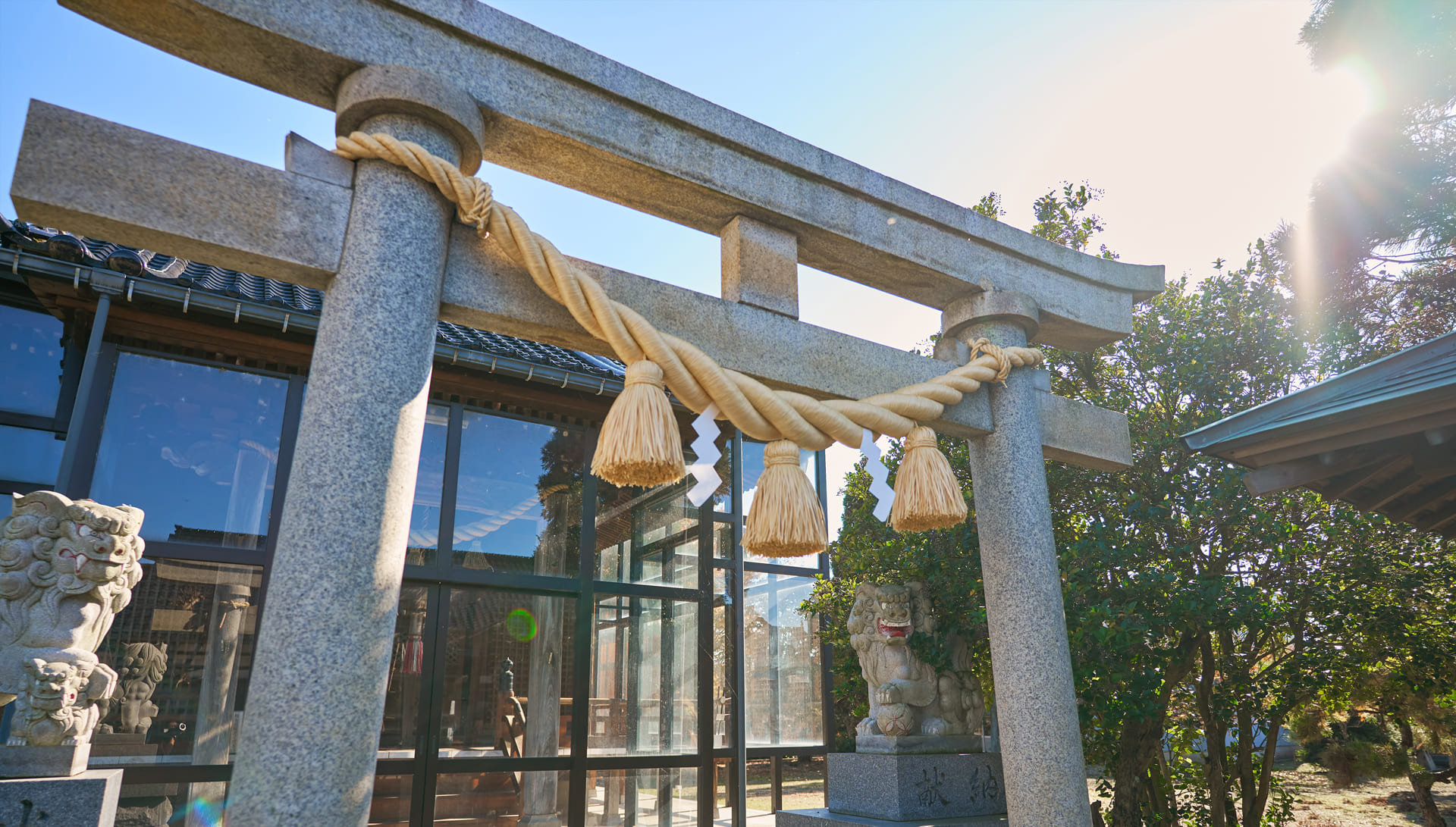 合繊注連縄 ー雅ー（青藁色/秋藁色）