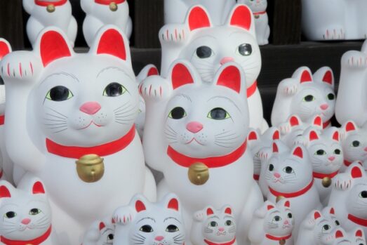 福_象徴_招き猫_七福神_龍