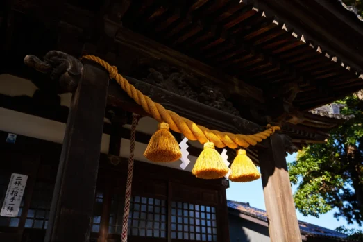 神社用しめ縄 No.005|富山県射水市の折橋商店(創業明治43年)が手がける伝統のしめ縄