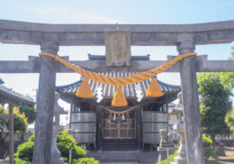 折橋商店_しめ縄_金屋神社_富山県神社