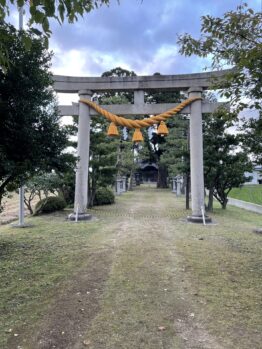富山県_砺波市_祖父川神社_しめ縄交換